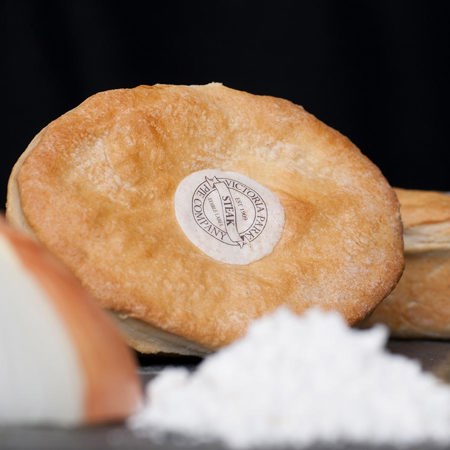 Pie with edible branding